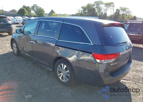 2014 Honda Odyssey Ex-L z USA, uszkodzony, nr VIN 5FNRL5H69EB008255